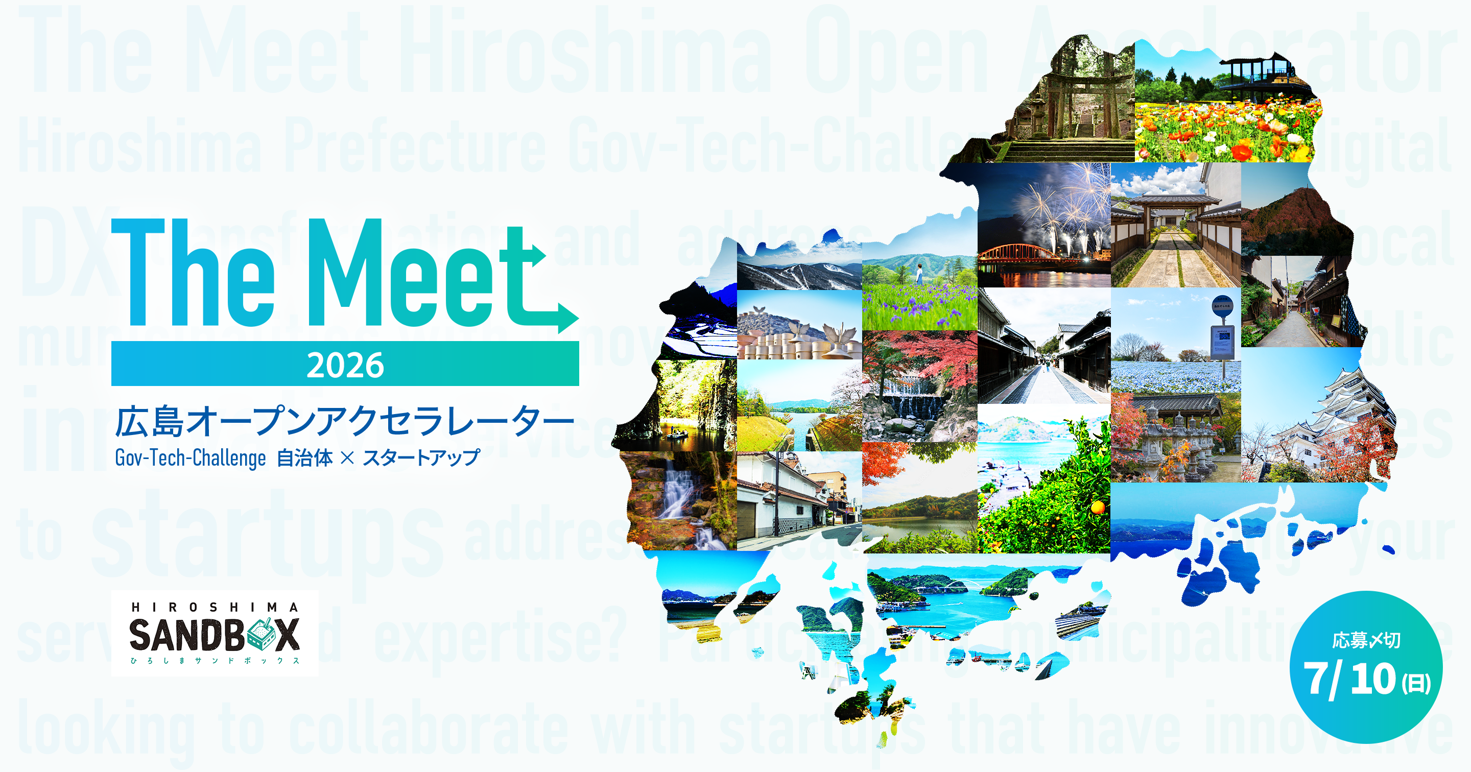 オープンイノベーションプログラム『The Meet 広島オープンアクセラ